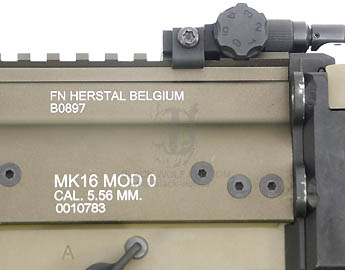 VFC FN SCAR - маркировки
